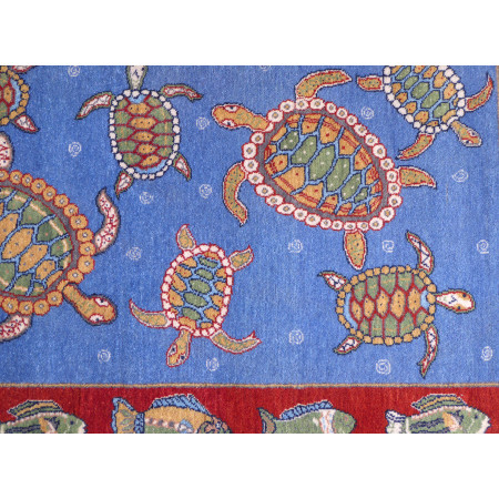 4.1 x 5.11 Sea Turtle Field & Fish Boarder