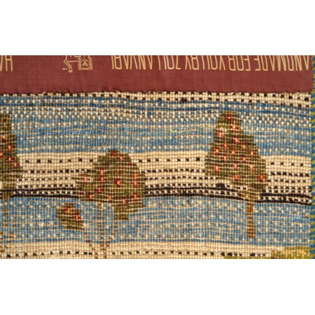 1.4 x 1.5 Zollanvari Mini Landscape Super Gabbeh