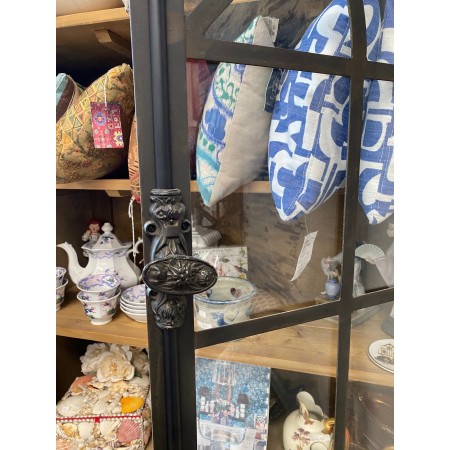 Decorative Iron Arched Bookcase