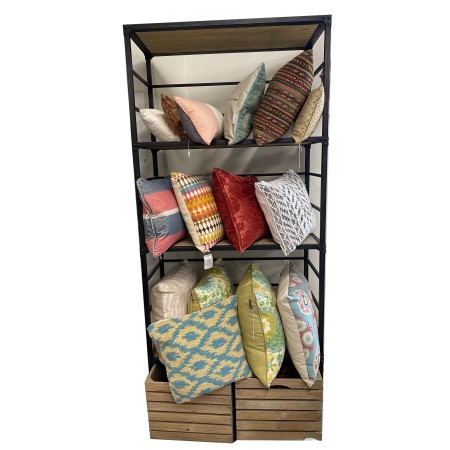 Metal & Wood Bookcase