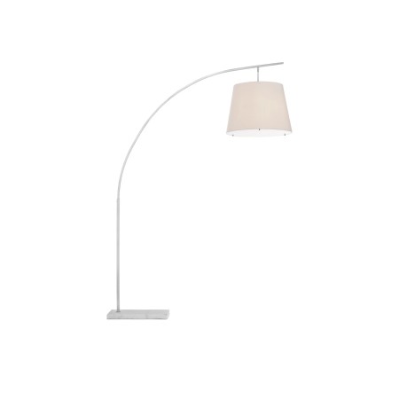 Cloister Large Nickel Floor Lamp by Currey & Co