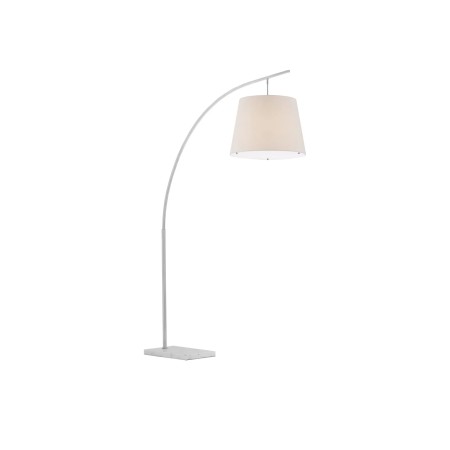 Cloister Large Nickel Floor Lamp by Currey & Co